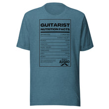 Load image into Gallery viewer, Guitarist Nutrition Label T-Shirt