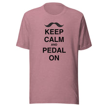 Load image into Gallery viewer, Keep Calm and Pedal On T-Shirt