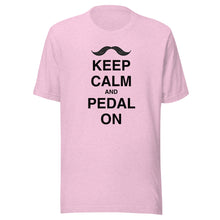 Load image into Gallery viewer, Keep Calm and Pedal On T-Shirt