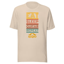 Load image into Gallery viewer, Eat, Sleep, Guitar, Repeat T-Shirt