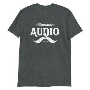 Moustache Audio White Logo T-Shirt
